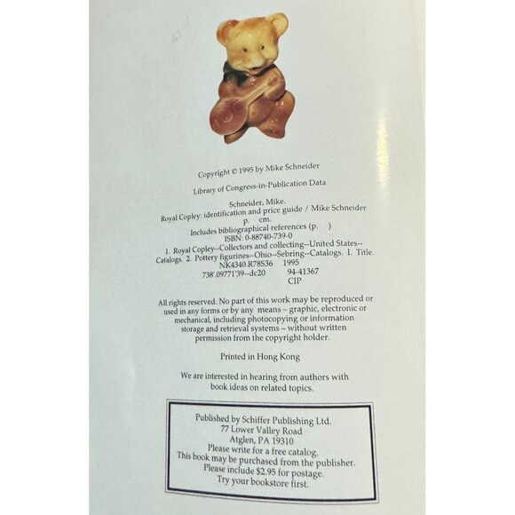Royal Copley Identification & Price Guide By Mike Schneider Hardcover Book 1995 - Picture 4 of 6
